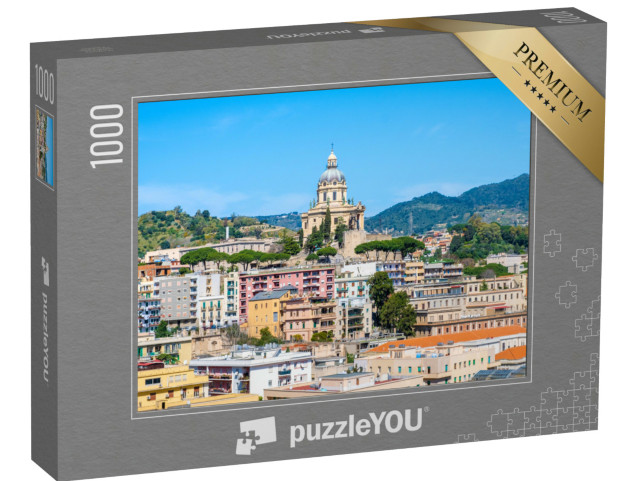 Puzzle 1000 pezzi „Messina: tempio votivo di Cristo Re o Tempio di Cristo Re sulla collina“
