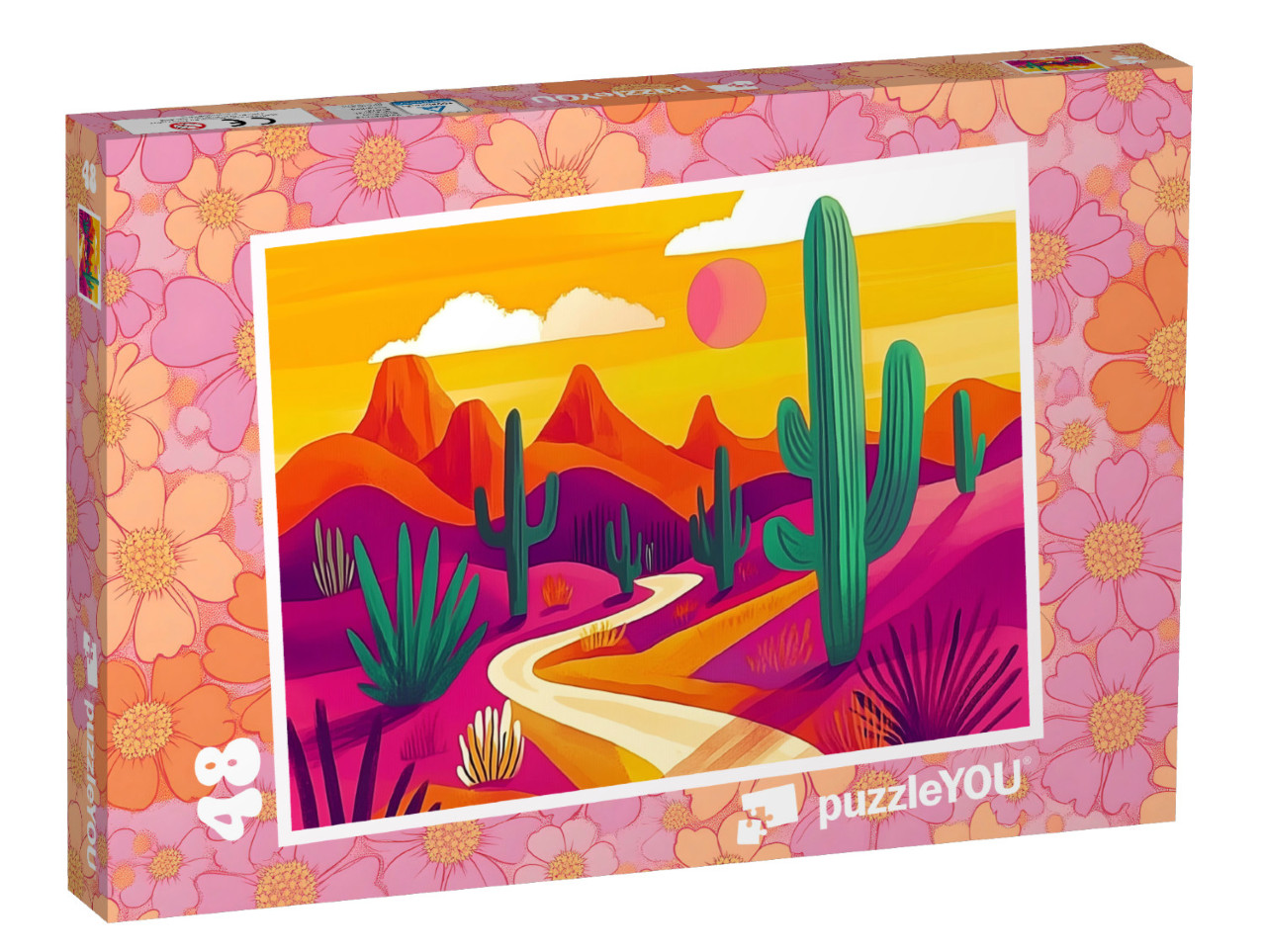 Puzzle 48 pezzi „La magia del deserto dorato“