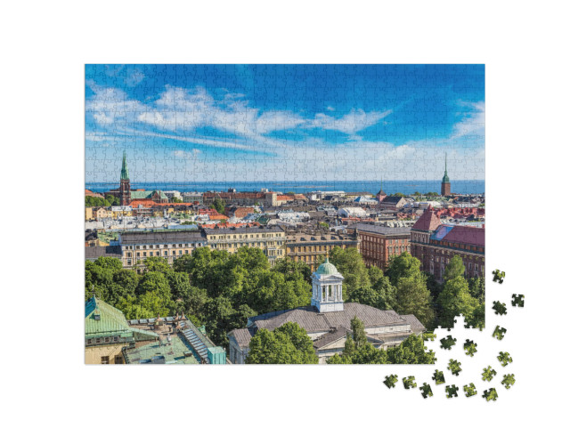 Puzzle 1000 pezzi „Helsinki in estate, Finlandia“