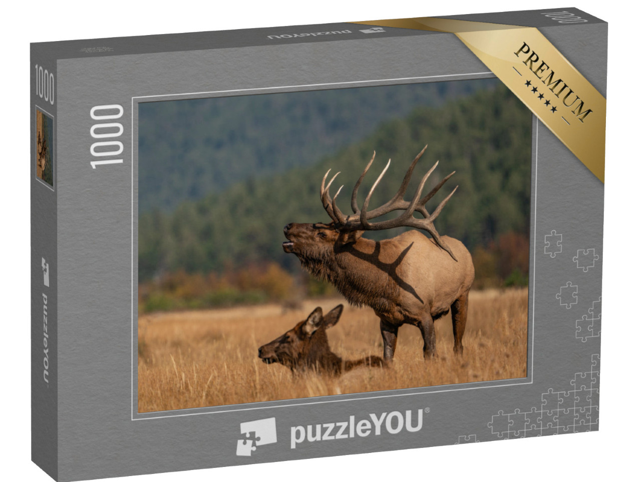 Puzzle 1000 pezzi „Alce in Occidente“