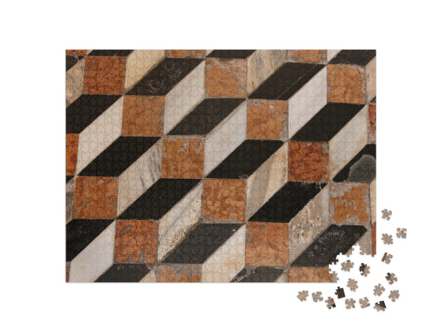 Puzzle 1000 pezzi „Pavimenti storici a Venezia. Pavimenti di chiese italiane“