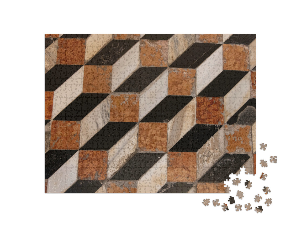 Puzzle 1000 pezzi „Pavimenti storici a Venezia. Pavimenti di chiese italiane“