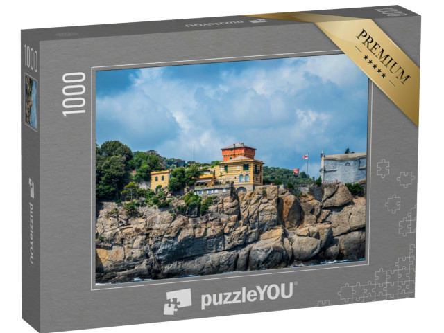 Puzzle 1000 pezzi „Portofino. Centro storico della Liguria adagiato sul mare. Un golfo da sogno. Un'Italia meravigliosa.“