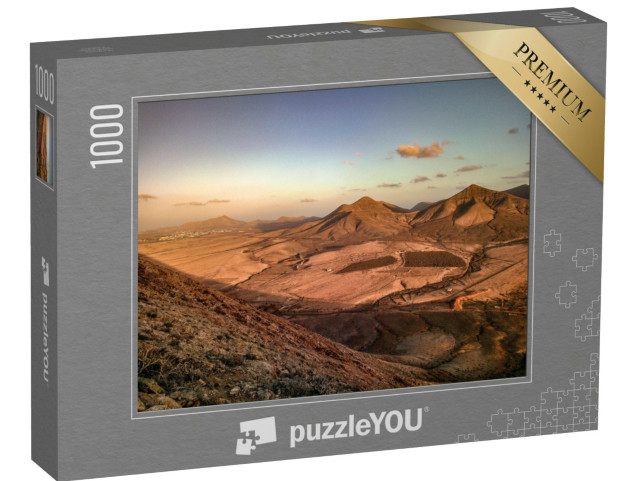 Puzzle 1000 pezzi „Vulcani a Fuerteventura, Isole Canarie“