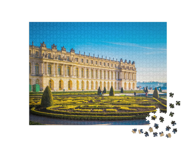 Puzzle 1000 pezzi „Versailles con i suoi splendidi giardini, Patrimonio dell'Umanità in Francia“