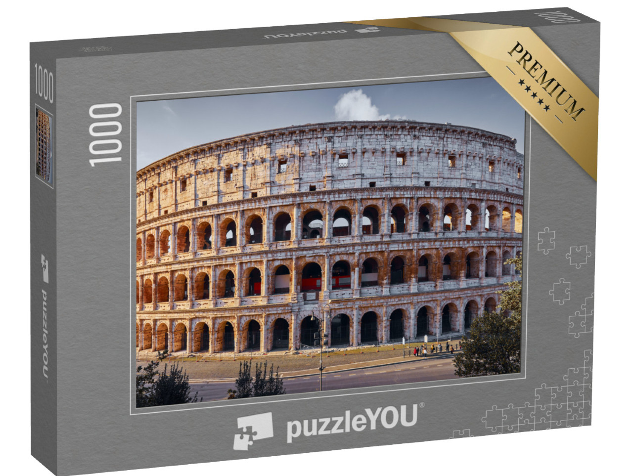 Puzzle 1000 pezzi „Colosseo romano, antiche rovine dell'anfiteatro Flavio“