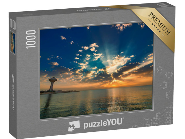 Puzzle 1000 pezzi „Alba su Khobar Corniche-Arabia Saudita“