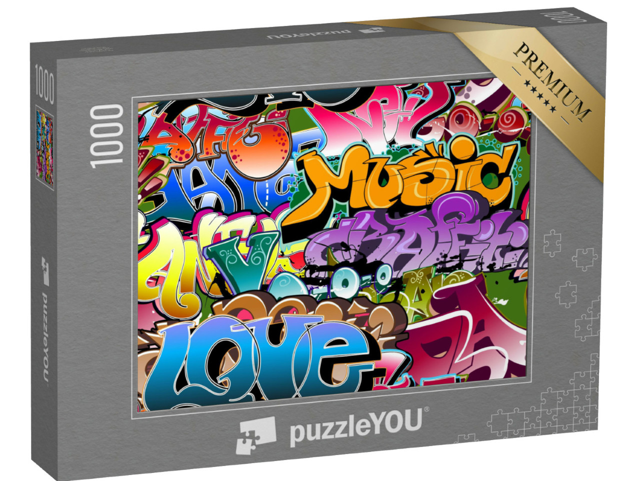 Puzzle 1000 pezzi „Graffiti colorati“