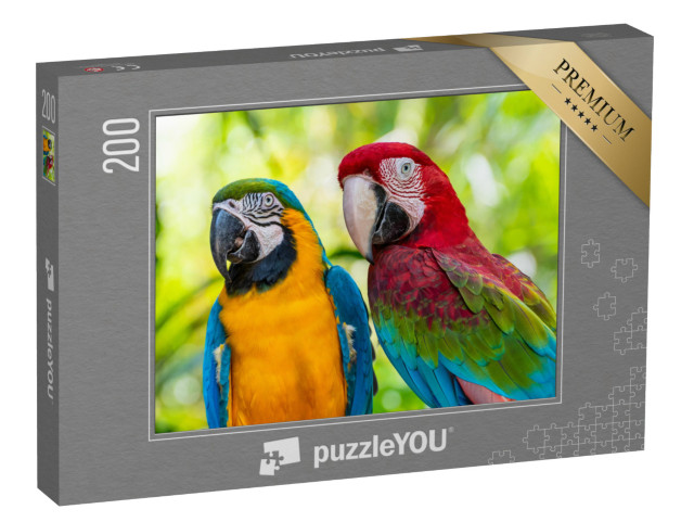 Puzzle 200 pezzi „Pappagallo, Ara“