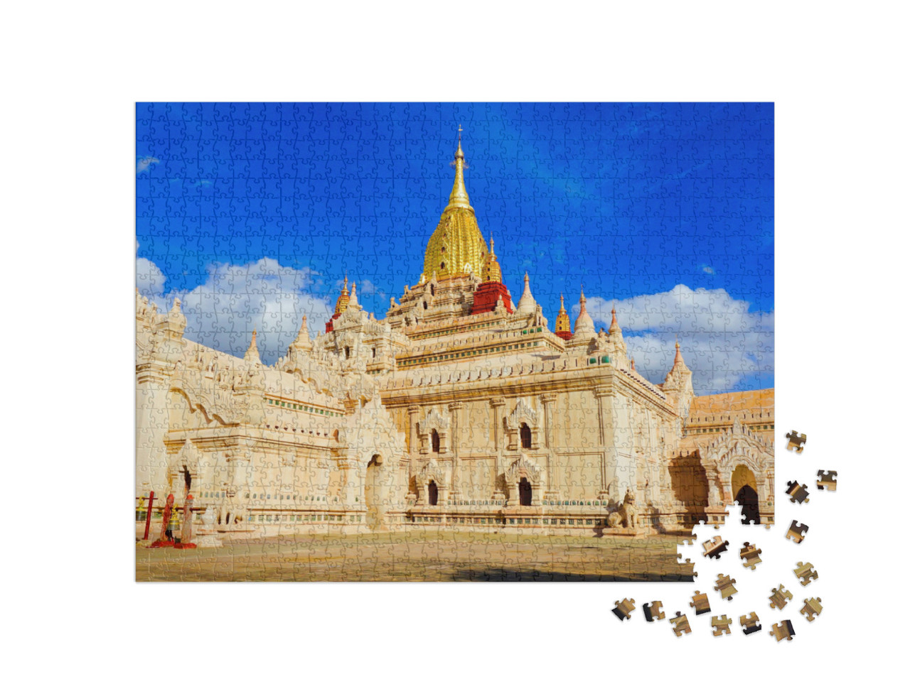 Puzzle 1000 pezzi „Tempio di Ananda a Bagan, Myanmar“