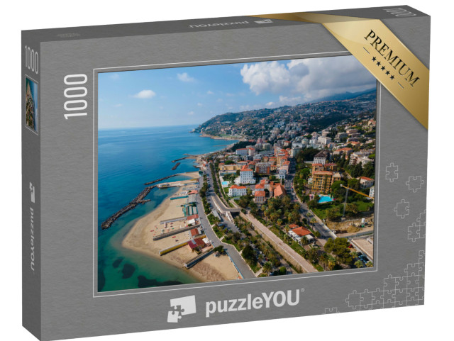 Puzzle 1000 pezzi „Vista panoramica di Sanremo“