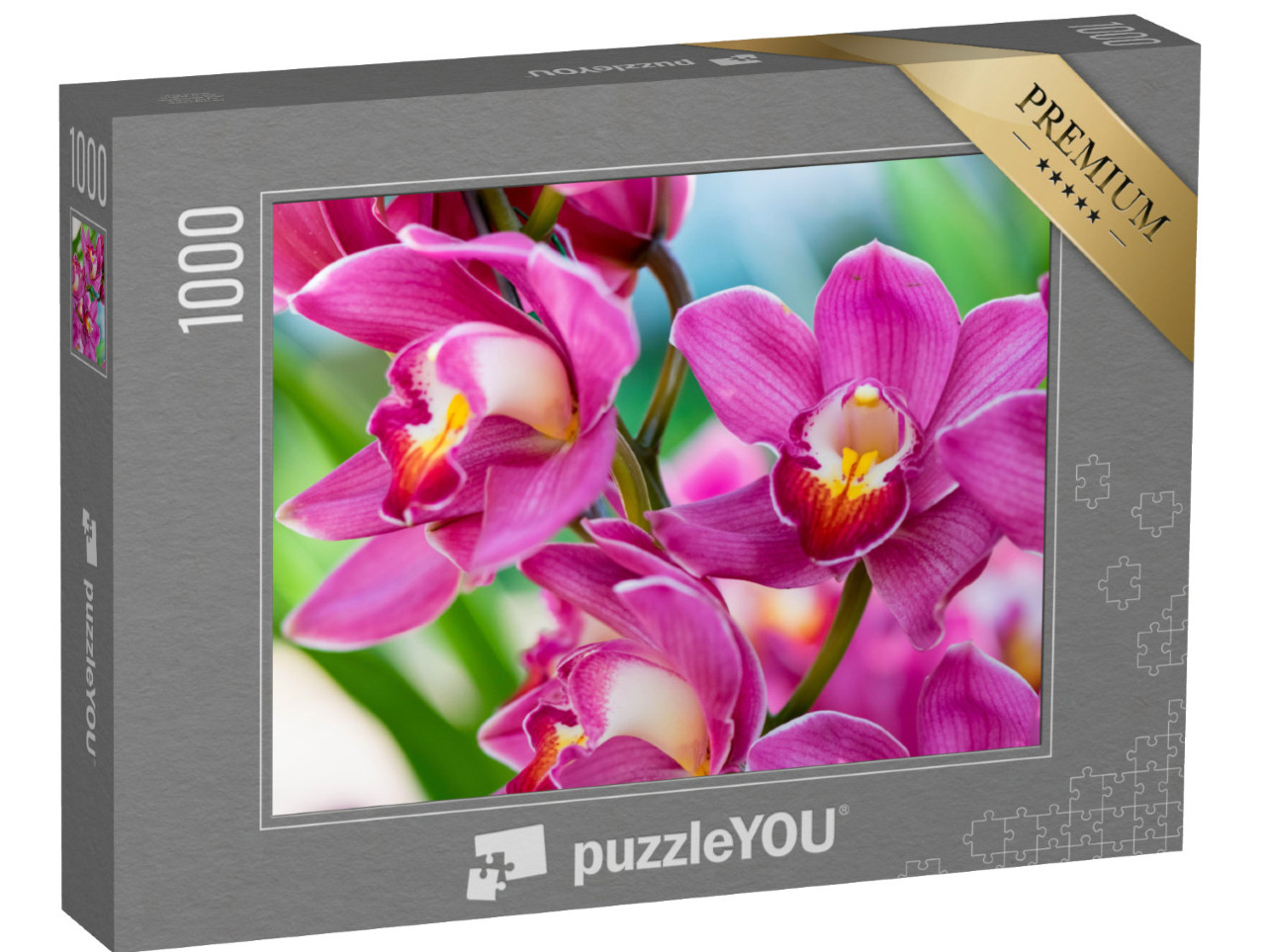 Puzzle 1000 pezzi „Orchidee nel Parco Reale di Rajchapuak, Chiangmai, Thailandia“