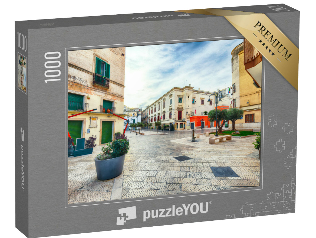 Puzzle 1000 pezzi „Il centro storico di Gravina in Puglia. Gravina in Puglia antica città, Puglia, Italia. Europa“