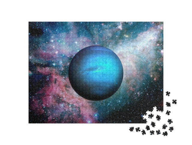 Puzzle 1000 pezzi „Nettuno, il pianeta più distante dal sole nel sistema solare“