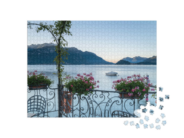 Puzzle 1000 pezzi „Menaggio sul Lago di Como, Italia“