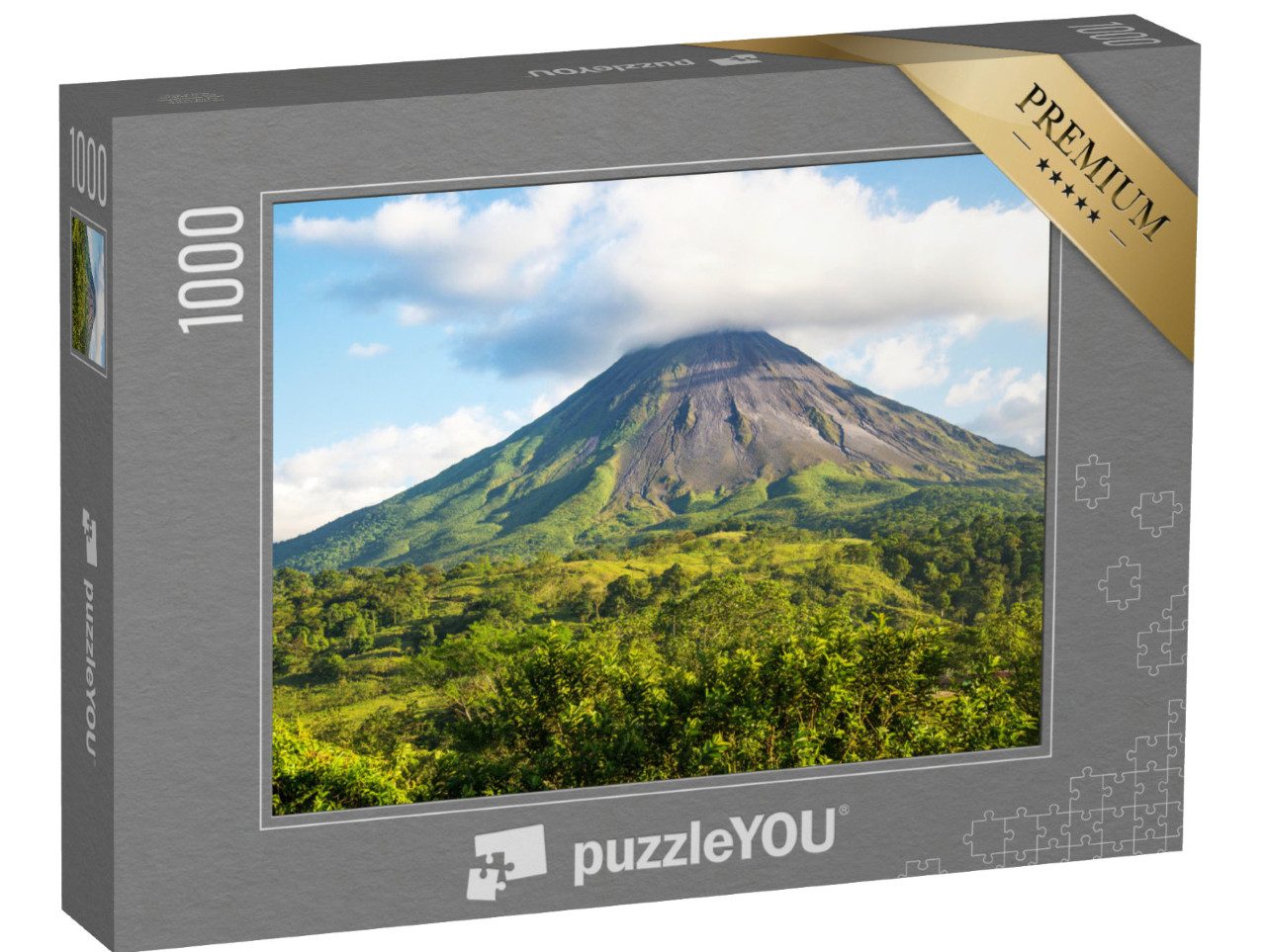 Puzzle 1000 pezzi „L'imponente vulcano Arenal in Costa Rica“