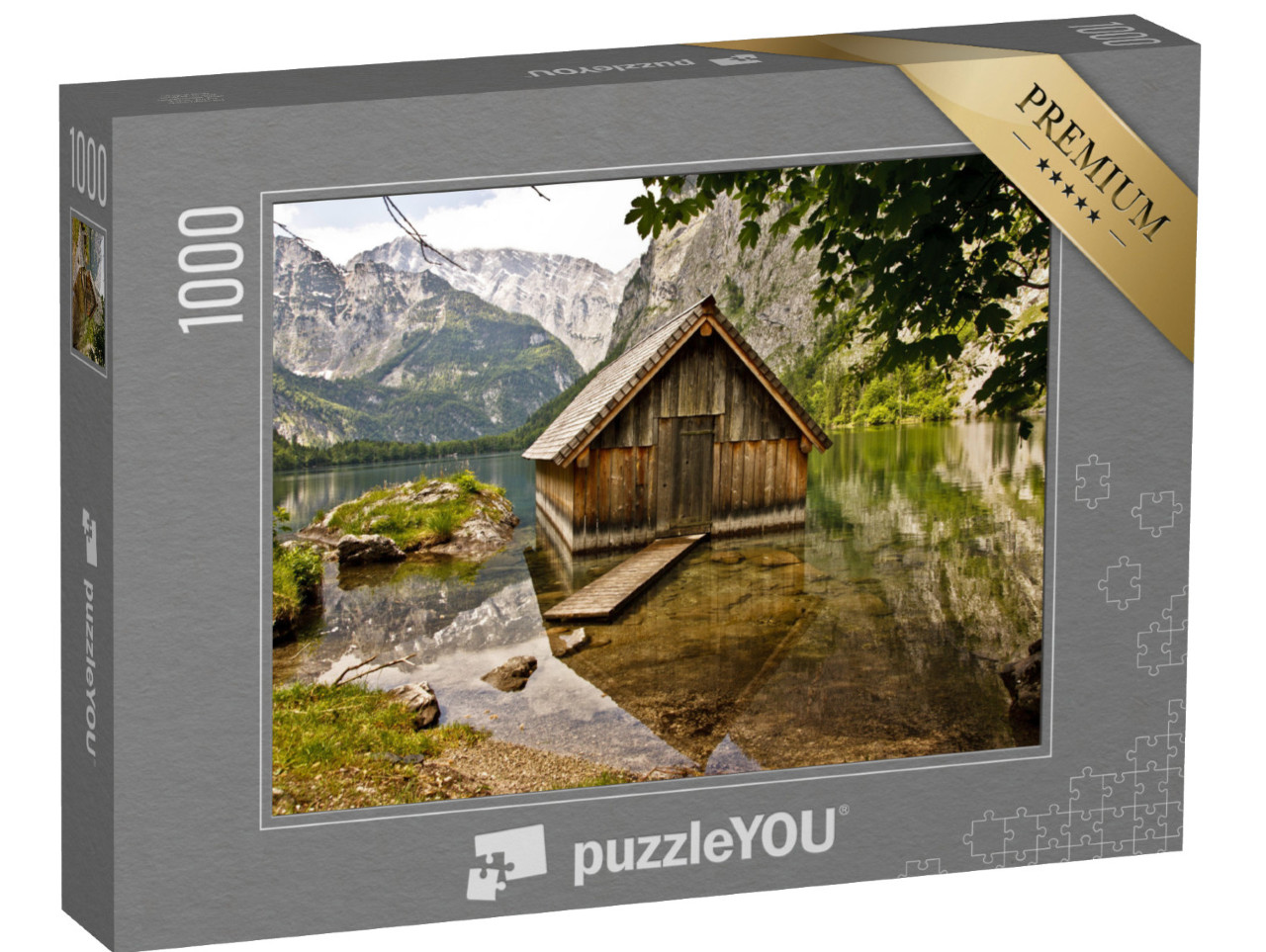 Puzzle 1000 pezzi „Haus am See, Baviera, Germania“