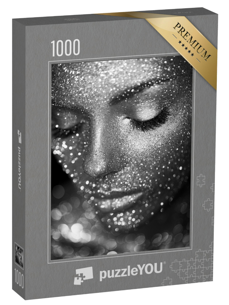 Puzzle 1000 pezzi „Trucco glitterato di design“