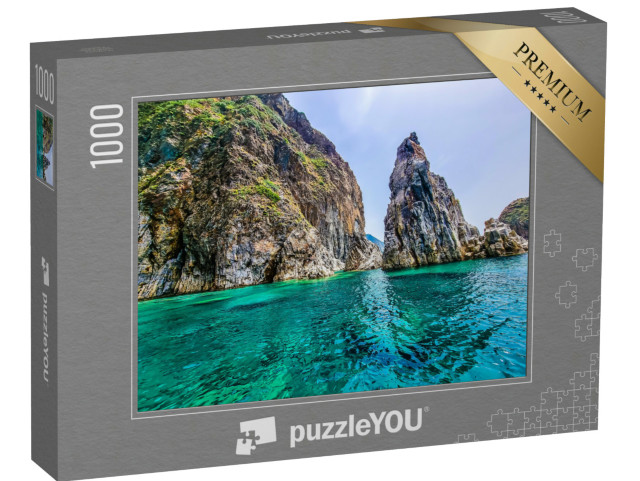 Puzzle 1000 pezzi „Il paradiso. La meravigliosa isola di Ponza. Un mare cristallino.“