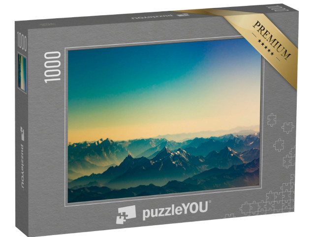 Puzzle 1000 pezzi „Le maestose cime dell'Himalaya al tramonto“