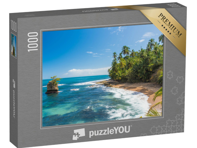 Puzzle 1000 pezzi „Spiaggia caraibica di Manzanillo vicino a Puerto Viejo, Costa Rica“