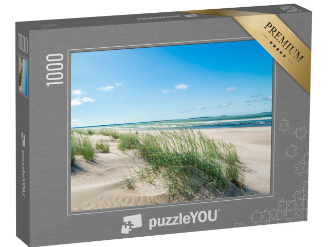 Puzzle 1000 pezzi „La bella spiaggia sabbiosa di Yyteri in estate, Pori, Finlandia“