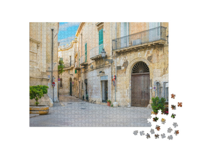 Puzzle 1000 pezzi „Scorcio panoramico a Lecce, in Puglia, Italia meridionale.“