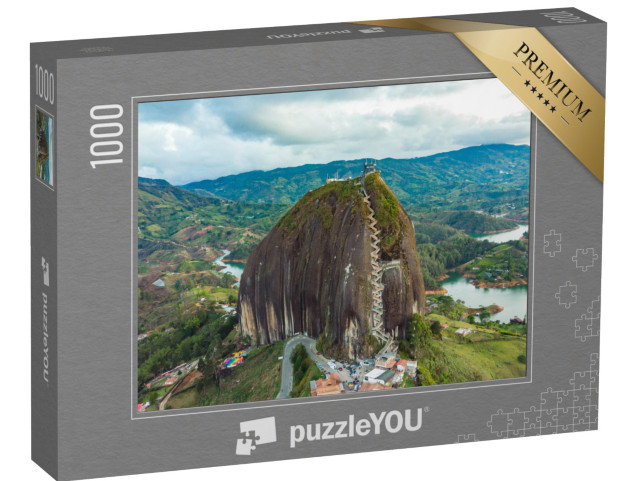 Puzzle 1000 pezzi „Rocce di granito a Guatape, Colombia“