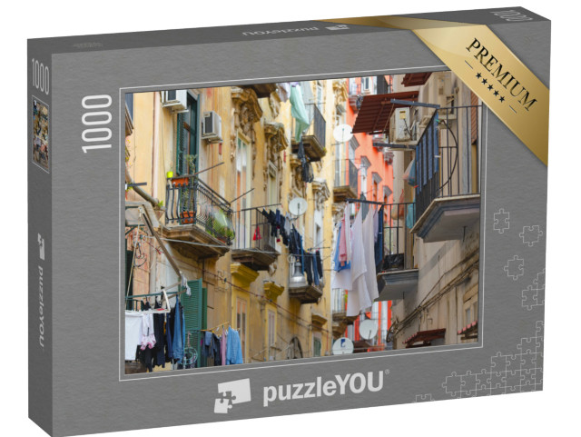 Puzzle 1000 pezzi „Il famoso quartiere dei Quartieri Spagnoli a Napoli, Italia“