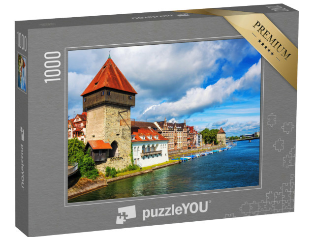 Puzzle 1000 pezzi „Torre medievale della porta del Reno nella città di Costanza“