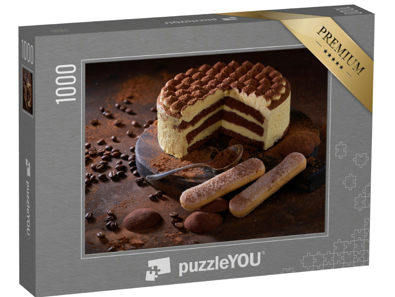 Puzzle 1000 pezzi „Torta al tiramisù“