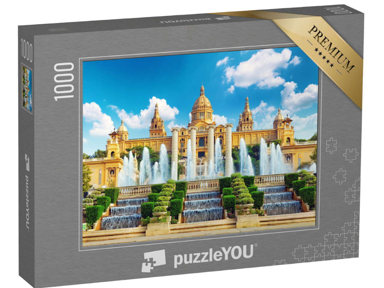 Puzzle 1000 pezzi „Museo Nazionale di Barcellona, Spagna“