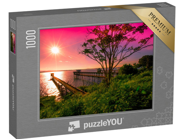 Puzzle 1000 pezzi „Il sole del mattino sul mare“