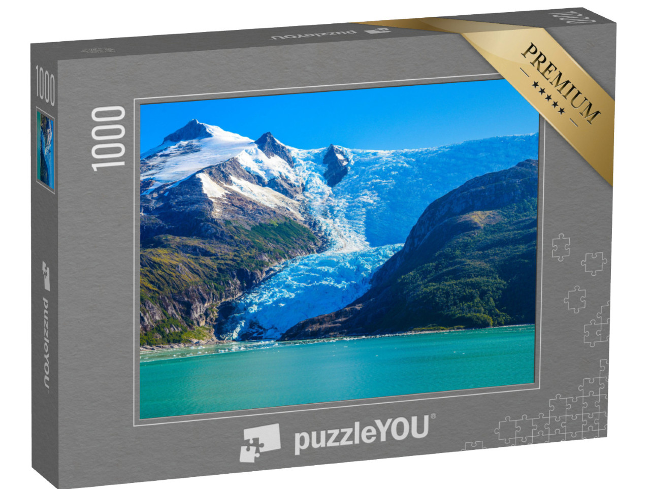 Puzzle 1000 pezzi „Ghiacciai sulla costa meridionale del Cile“