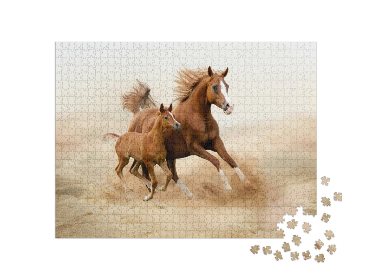 Puzzle 1000 pezzi „Cavallo arabo purosangue“