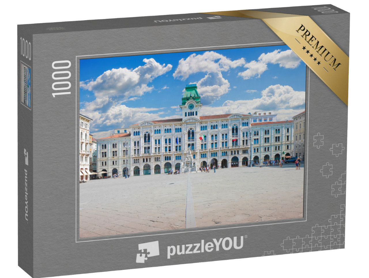 Puzzle 1000 pezzi „La piazza più importante di Trieste si chiama "Piazza Unitá d'Italia" ,Europa - Italia - Trieste“