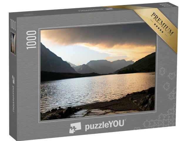 Puzzle 1000 pezzi „La splendida natura del Lago di Cavedine, Italia“