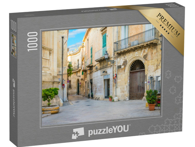 Puzzle 1000 pezzi „Scorcio panoramico a Lecce, in Puglia, Italia meridionale.“