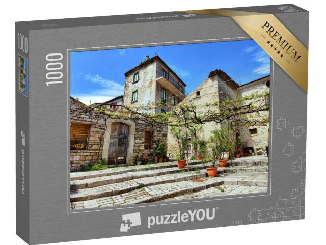 Puzzle 1000 pezzi „Scorcio del centro storico di Trivento in Molise“