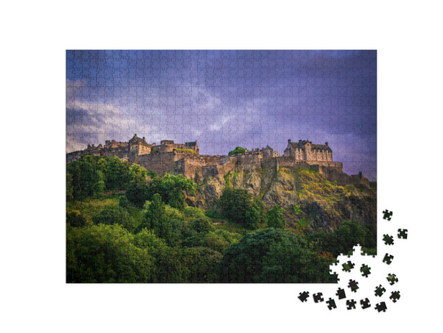 Puzzle 1000 pezzi „Castello di Edimburgo, Scozia“