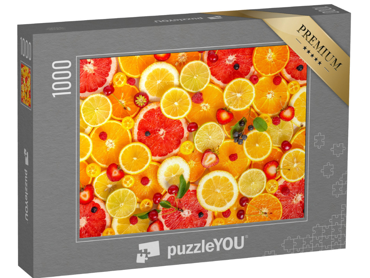 Puzzle 1000 pezzi „Agrumi freschi tagliati a fette“