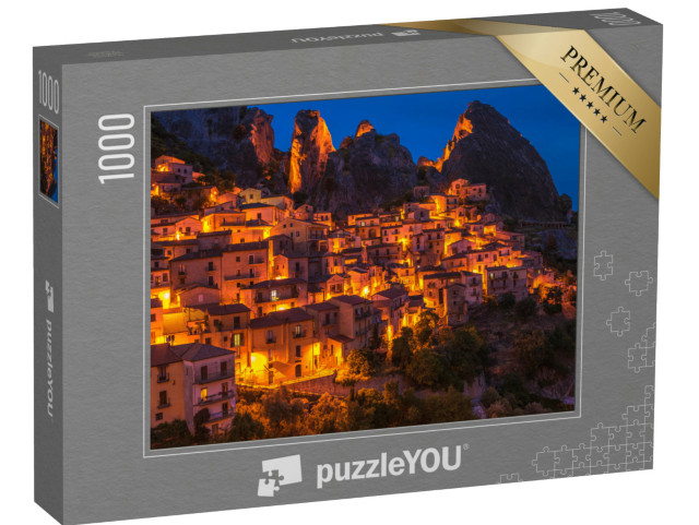 Puzzle 1000 pezzi „Castelmezzano in Basilicata, uno dei borghi più belli d'Italia“