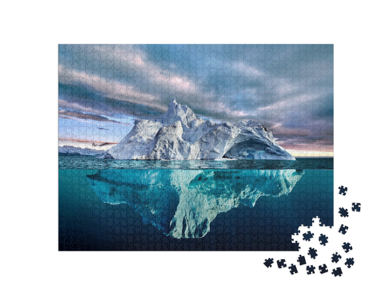 Puzzle 1000 pezzi „Iceberg, Groenlandia“