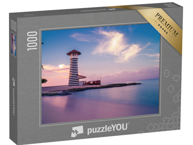 Puzzle 1000 pezzi „Alba sulla spiaggia di Bayahibe, La Romana, Repubblica Dominicana“