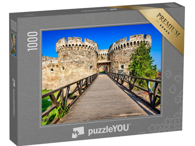 Puzzle 1000 pezzi „Ingresso della Fortezza di Kalemegdan a Belgrado, Serbia“