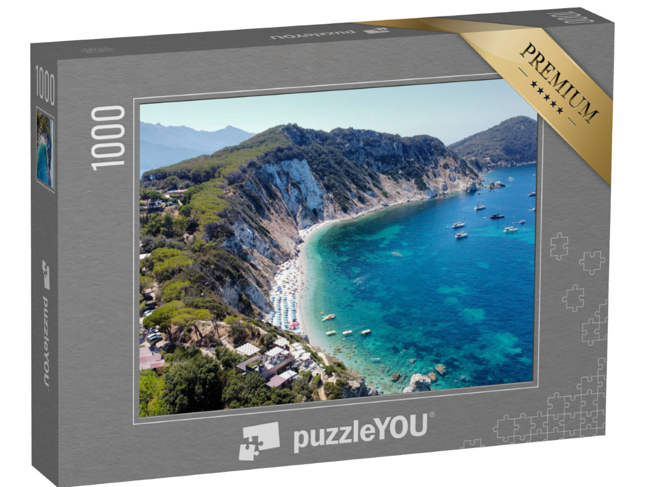 Puzzle 1000 pezzi „Isola d'Elba, Italia, un'isola bellissima“