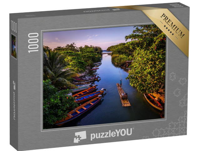 Puzzle 1000 pezzi „Rafting sul fiume White a St Ann, Giamaica“