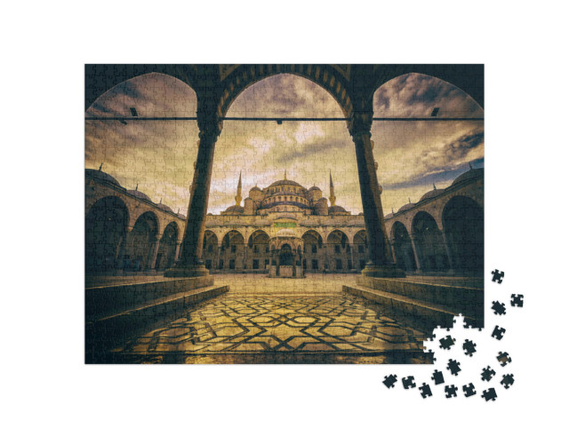 Puzzle 1000 pezzi „La Moschea del Sultano Ahmed, Istanbul“