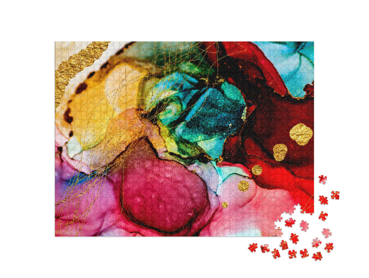 Puzzle 1000 pezzi „Capolavoro astratto di arte del design“