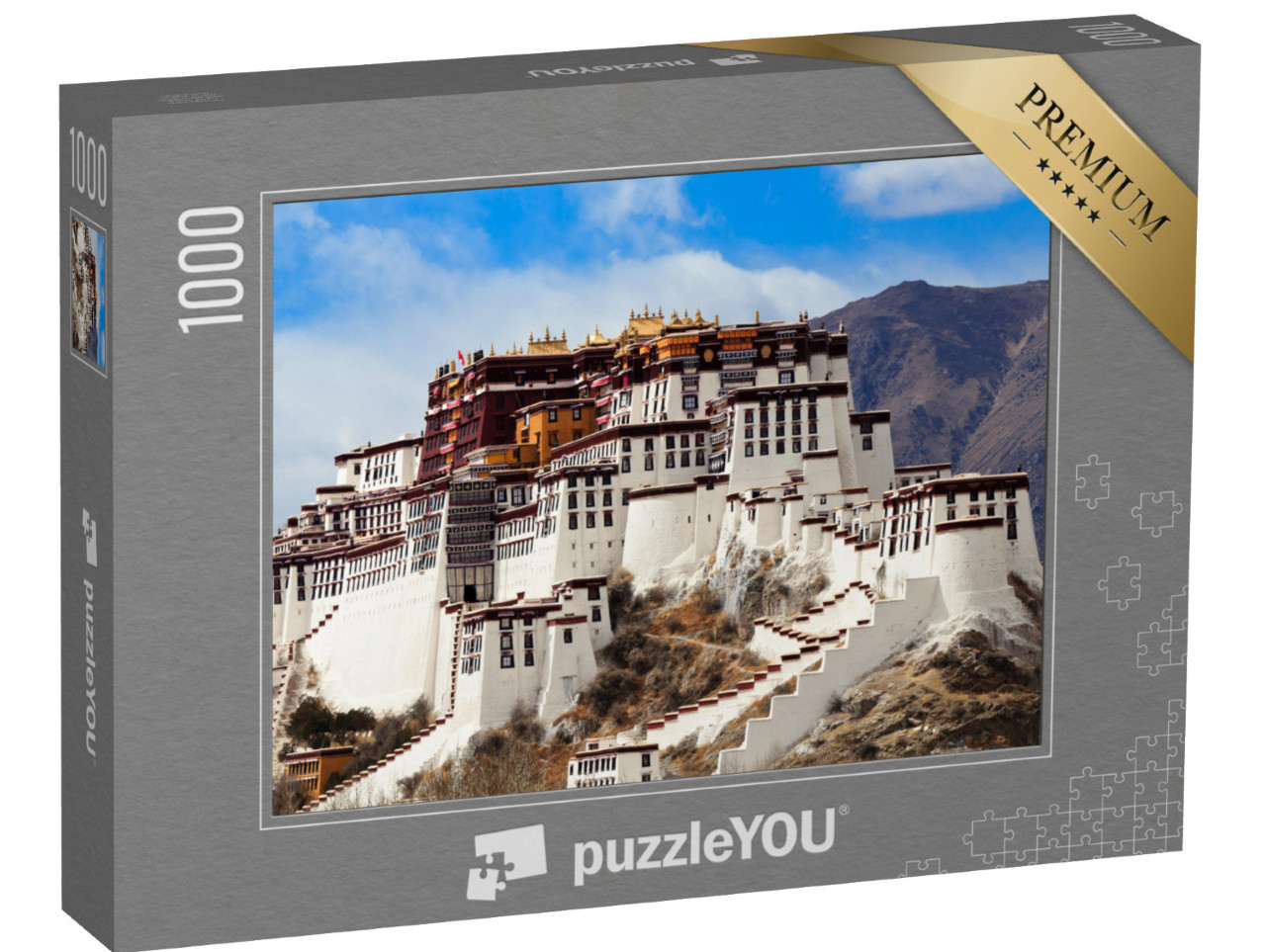 Puzzle 1000 pezzi „L'imponente Palazzo Potala in Tibet“